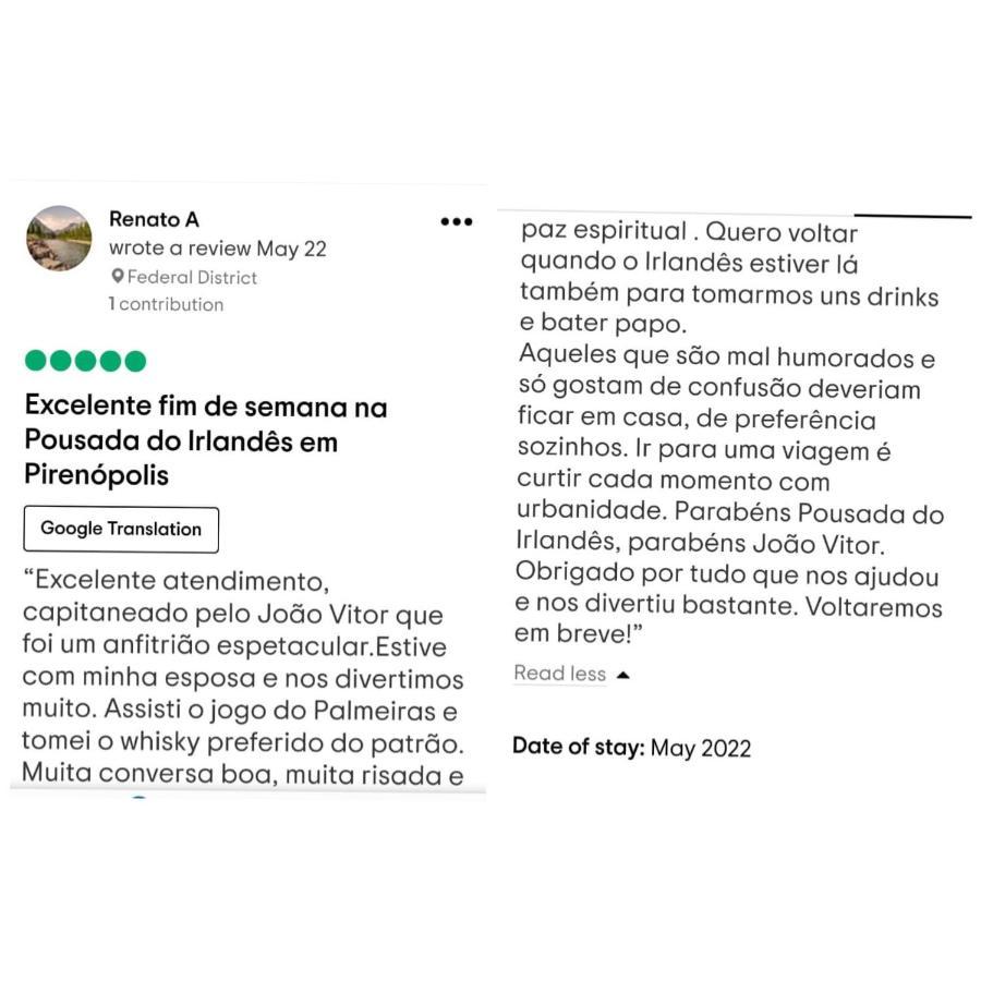 Pousada Do Irlandes Pirenópolis Eksteriør billede